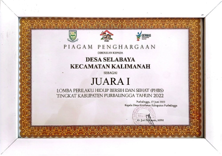 Juara I Lomba PHBS TK kab Pbg 2022